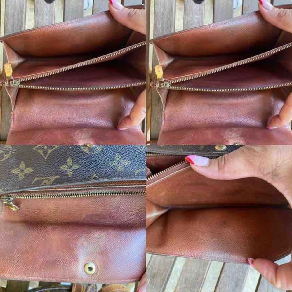 Louis Vuitton 2Pcs Bundle - Vintage Louis Vuitton Crossbody/Louis Vuitton Wallet - Picture 5 of 9